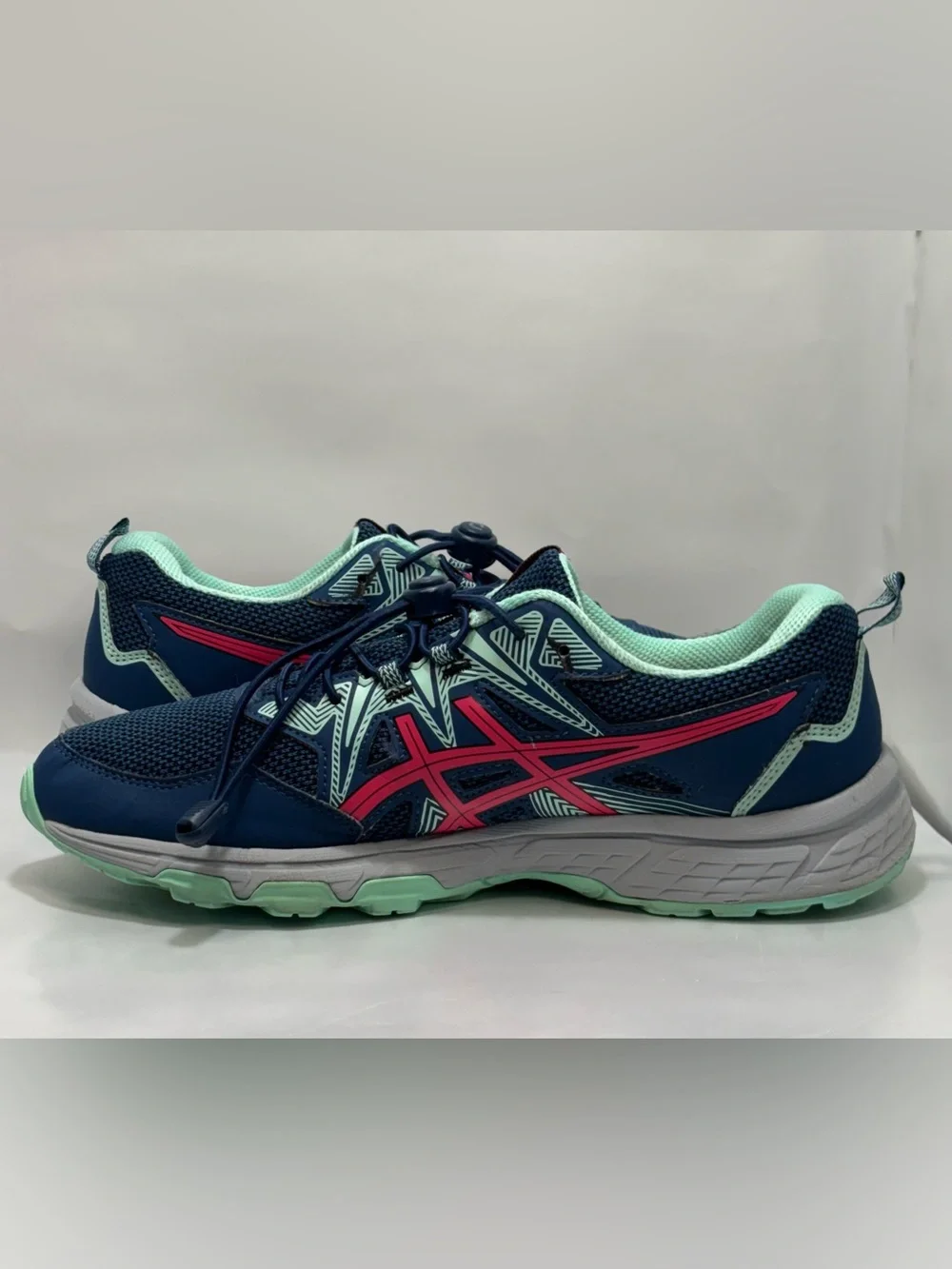 Asics Gel-Venture 8 Women's Size 11 Blue/Pink Running Shoes Sneakers 1012B230